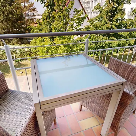 Strandnahe Mit Balkon, Residenz Bel Vital 05 * 宾茨