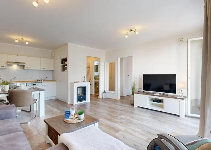 Strandnahe Mit Balkon, Residenz Bel Vital 05 아파트 빈츠