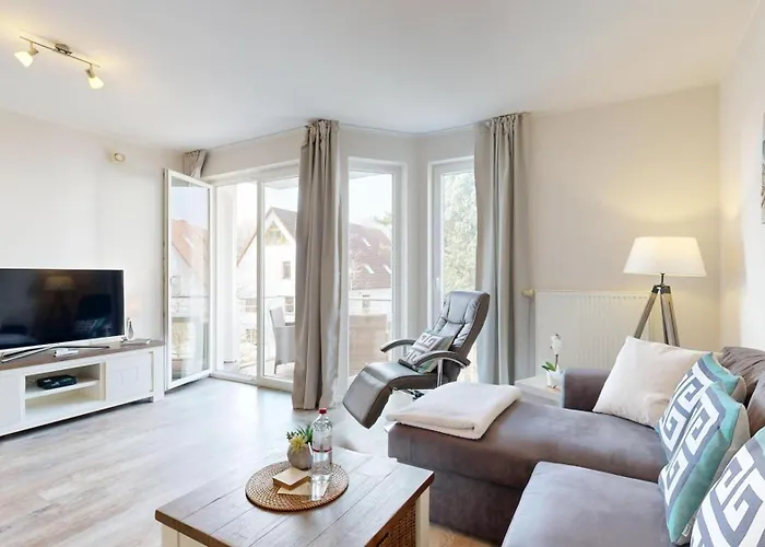Strandnahe Mit Balkon, Residenz Bel Vital 05 아파트 빈츠