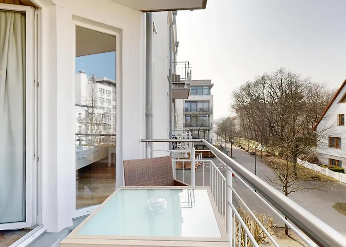 Strandnahe Mit Balkon, Residenz Bel Vital 05 아파트 빈츠